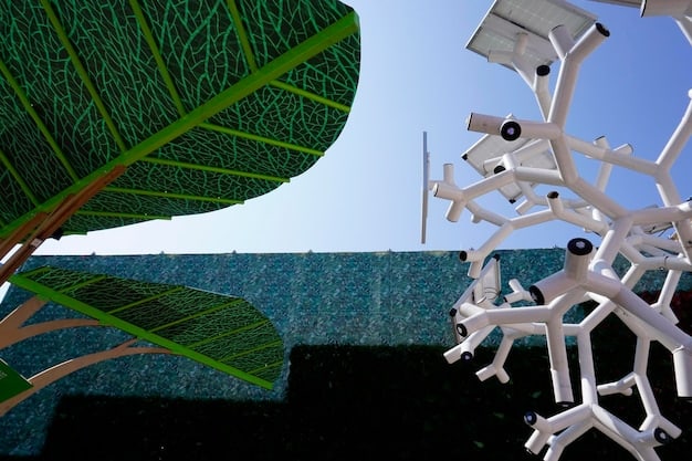 A depiction of an integrated carbon capture system with a renewable energy power plant. The scene includes solar panels and wind turbines powering a carbon capture facility that is connected to a coal-fired power plant. Pipelines transport captured carbon dioxide to underground storage sites, surrounded by green vegetation, symbolizing a balanced and sustainable energy system.