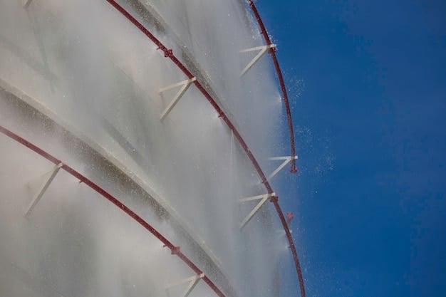 A close-up of a wind turbine blade's surface, showcasing its textured design and the materials used in its construction. The image highlights the advanced aerodynamic properties and the durability of the blade.