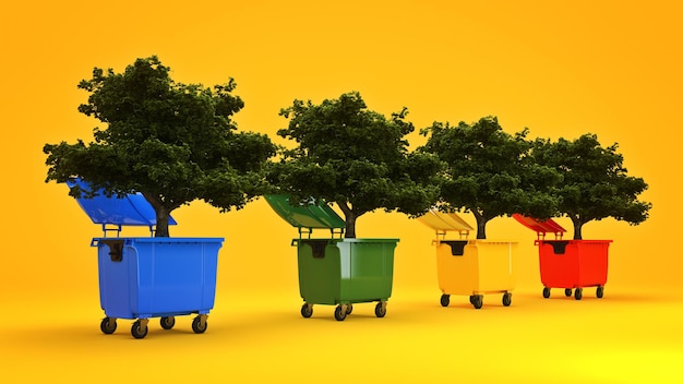 A brightly colored infographic illustrating the hierarchy of waste management: Reduce at the top, followed by Reuse, and then Recycle at the bottom. Arrows show the flow between each stage, emphasizing the importance of each step.