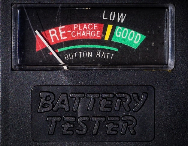 A close-up of an Energy Star label on a refrigerator, clearly showing the logo and energy-saving information. The background is blurred to focus on the label.
