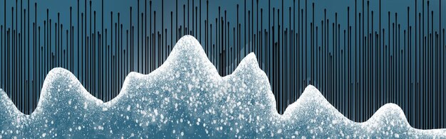A graph showing the decreasing trend of glacial ice mass in the Western US over the past few decades, with projections indicating further decline in the coming years.